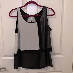 Color block tank top